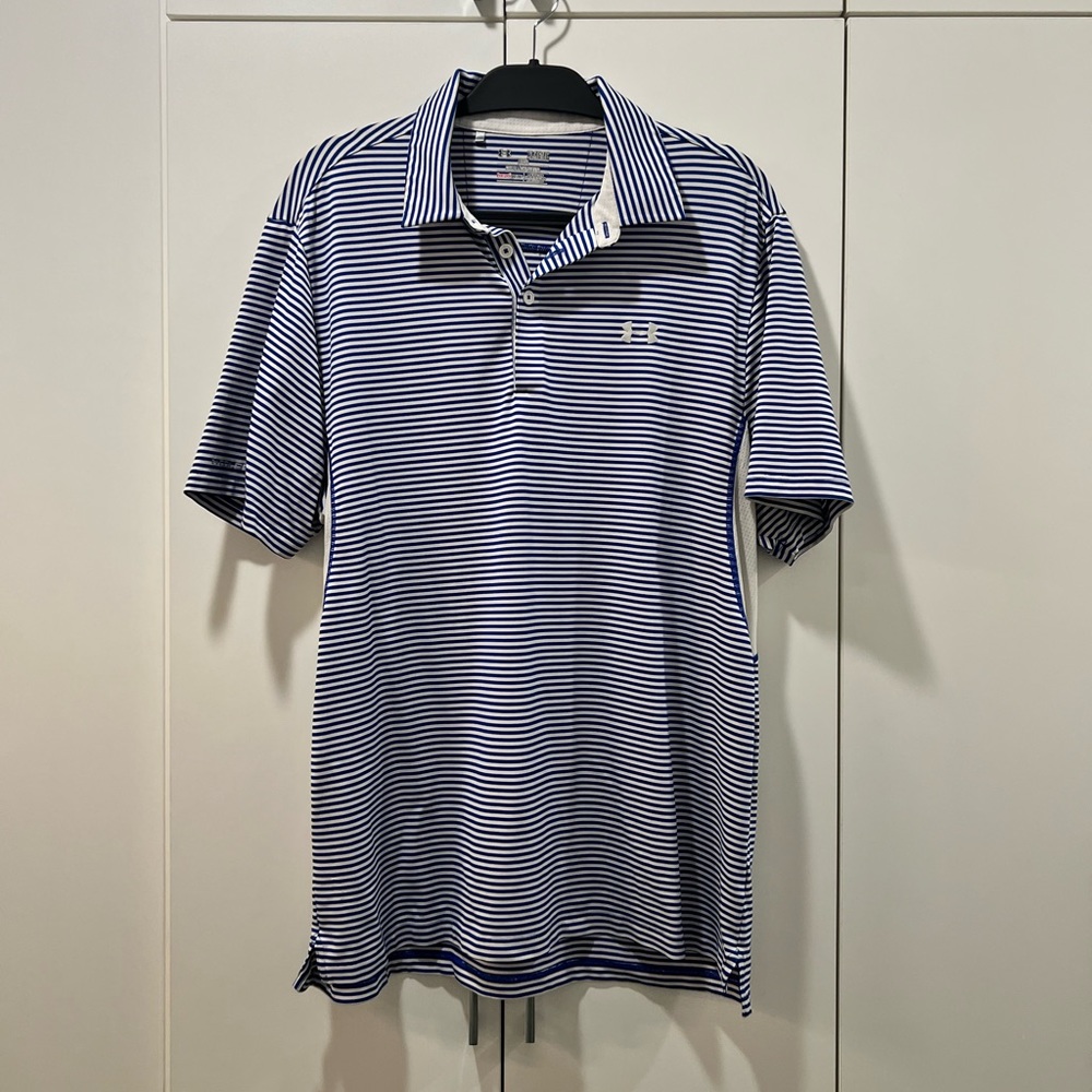 Under Armour Men’s Golf Polo - Blue/White